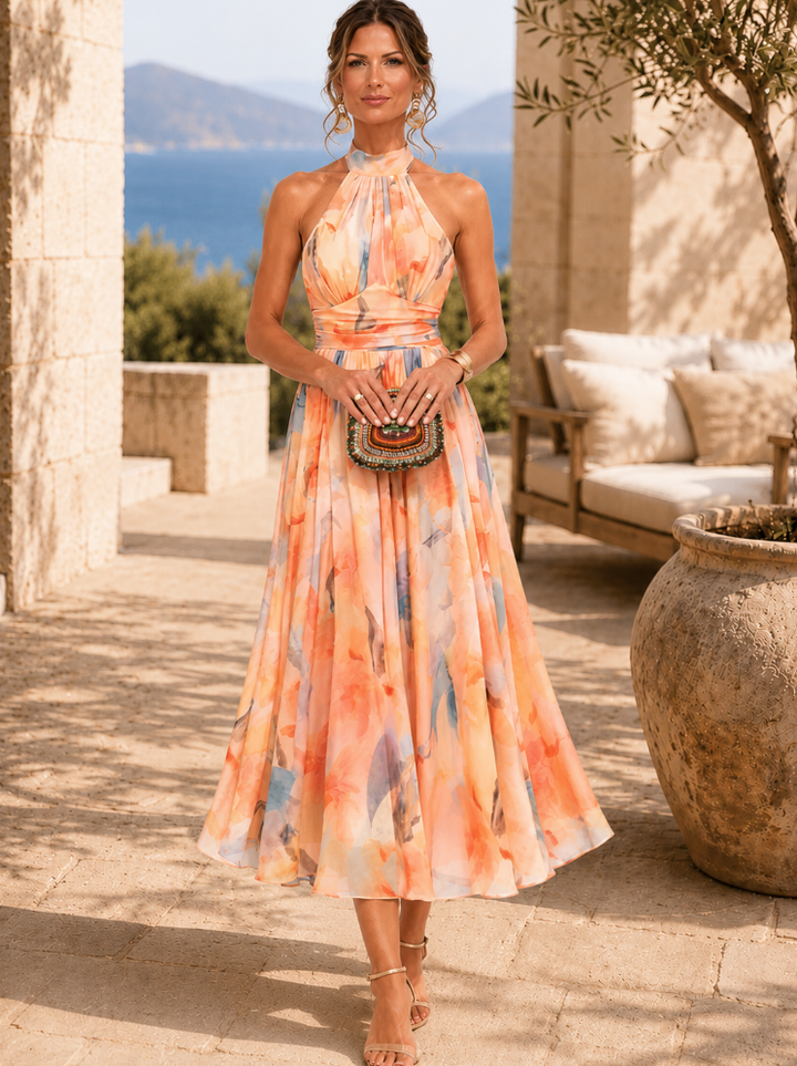 Elza | Vestido con escote halter
