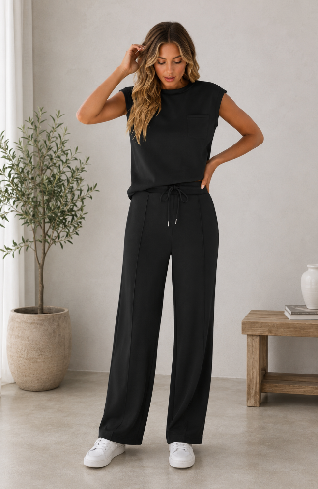 Rina | Conjunto lounge casual de verano