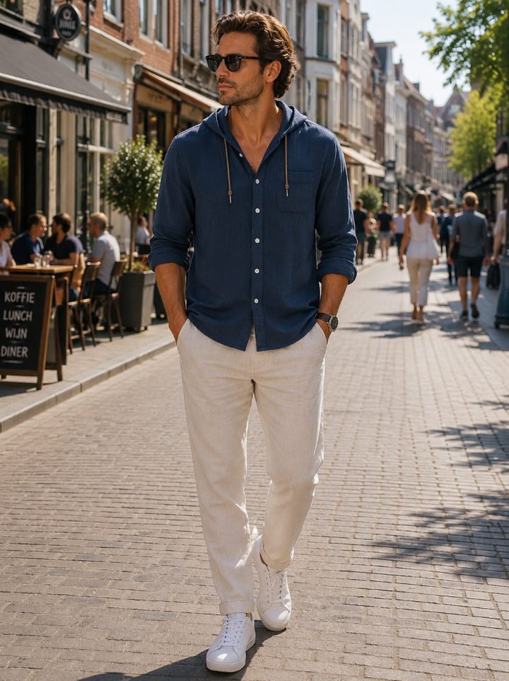 Sebastian | Camisa premium con capucha