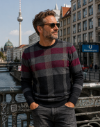 Silverio | Jersey de punto de rombos