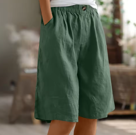 Lea | Shorts casual de corte holgado