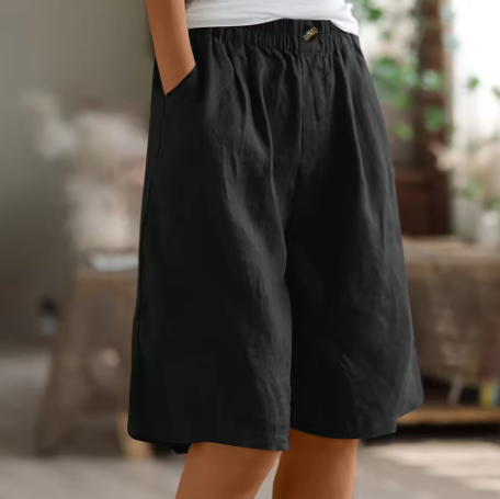 Lea | Shorts casual de corte holgado