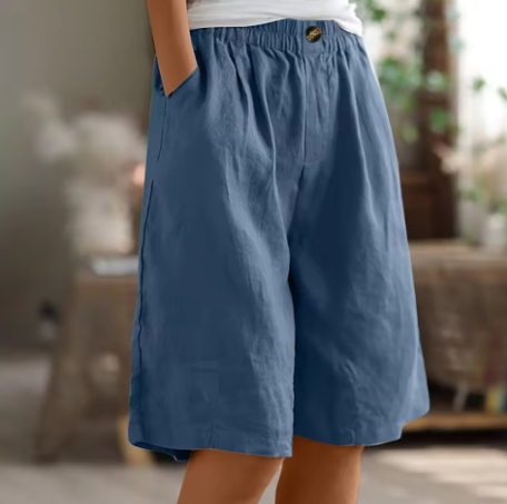 Lea | Shorts casual de corte holgado
