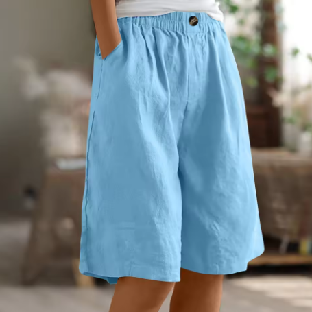 Lea | Shorts casual de corte holgado