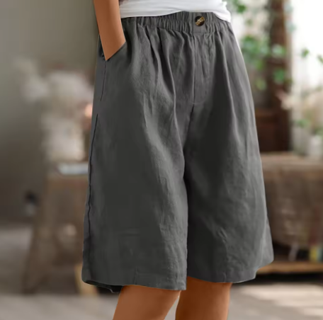 Lea | Shorts casual de corte holgado