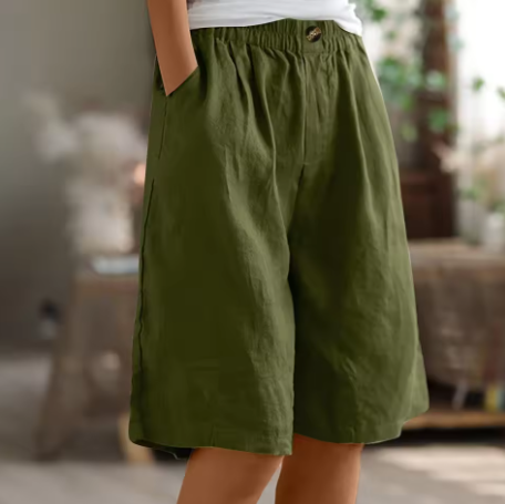 Lea | Shorts casual de corte holgado