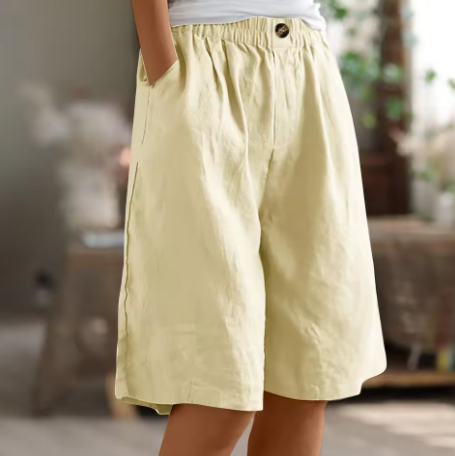 Lea | Shorts casual de corte holgado