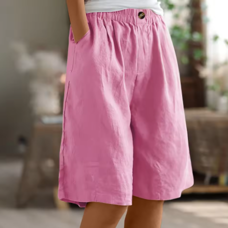 Lea | Shorts casual de corte holgado