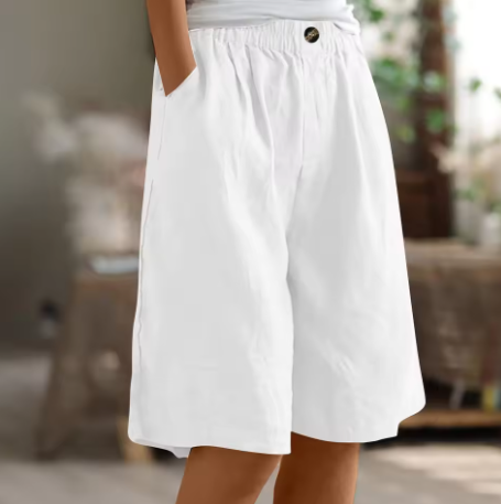 Lea | Shorts casual de corte holgado