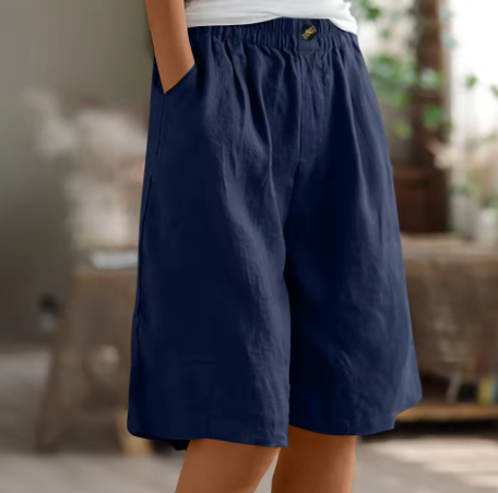 Lea | Shorts casual de corte holgado