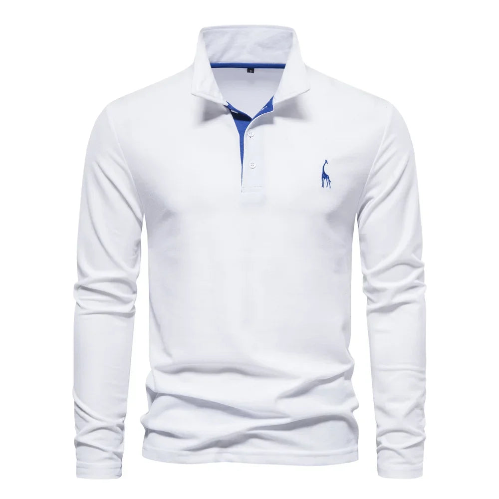 Beeckhoven™ | Casual Poloshirt Met Lange Mouwen