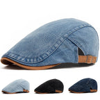 Otto | Gorra plana denim premium para hombre (1+1 GRATIS)