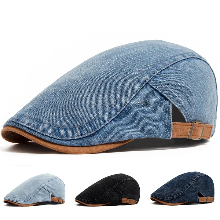 Otto | Gorra plana denim premium para hombre (1+1 GRATIS)