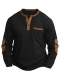 Cecilio | Jersey Henley con textura gofrada