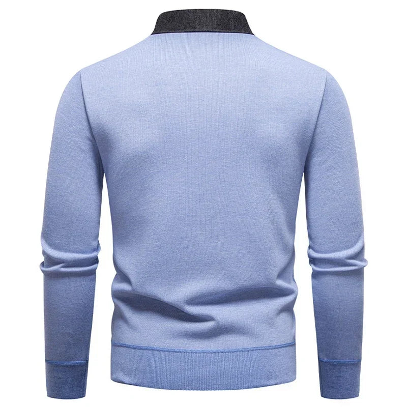 Bernabé | Jersey con cuello de camisa