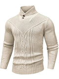 Higinio | Jersey de ochos con cuello alto y botones