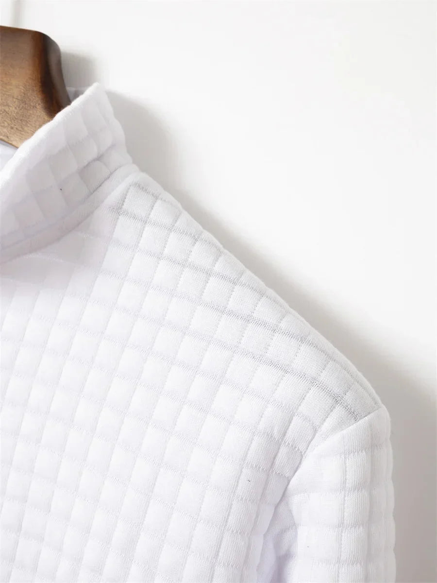Cipriano | Jersey texturizado con cremallera