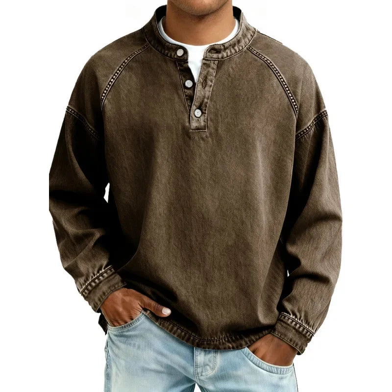Beeckhoven™ | Vintage Heren Shirt Met Knopen