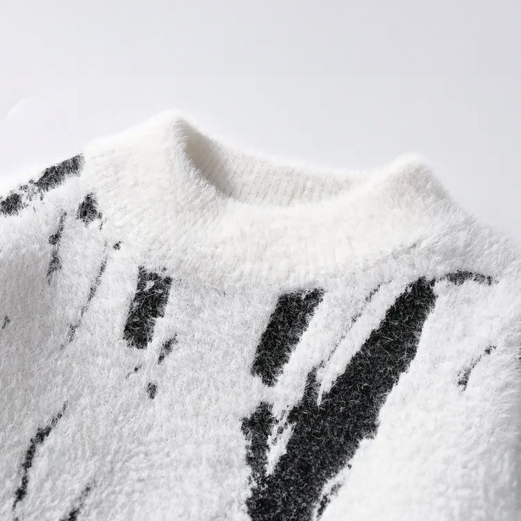 Erasmo | Jersey de punto con estampado abstracto