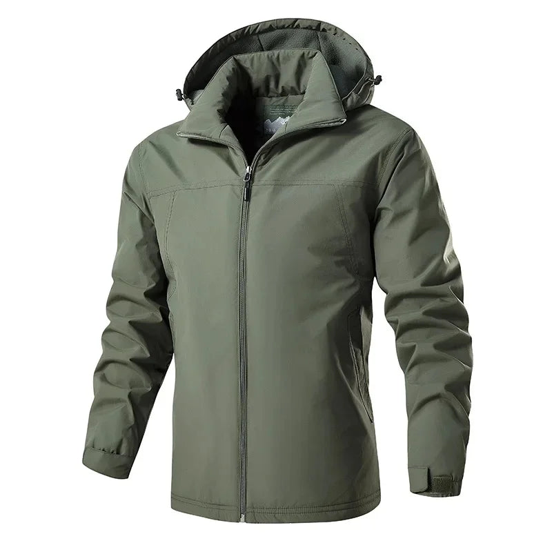 Jaime | Chaqueta de invierno forrada cortavientos e impermeable