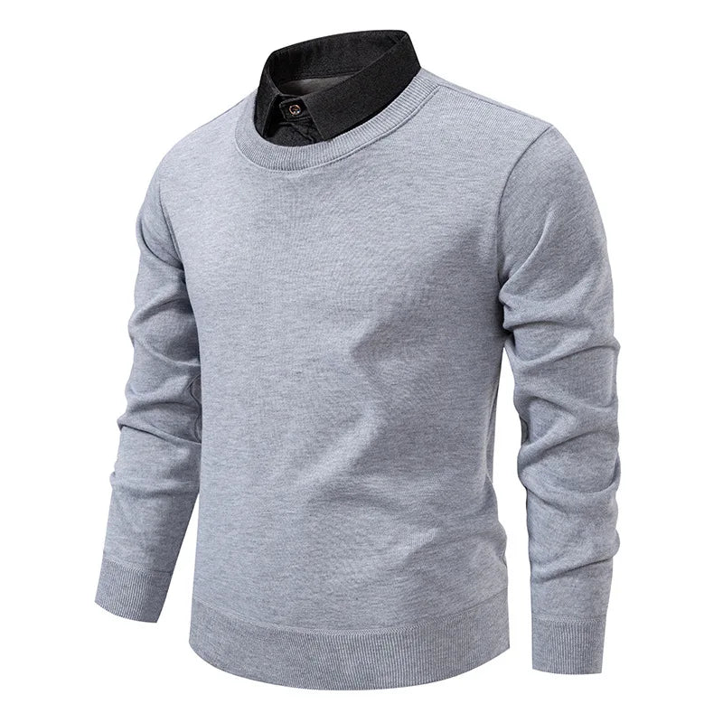 Faustino | Jersey con cuello camisero