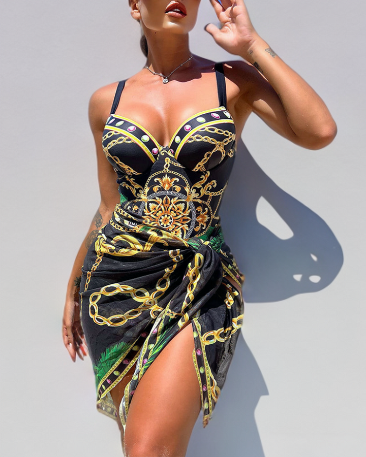 Coral bañador negro