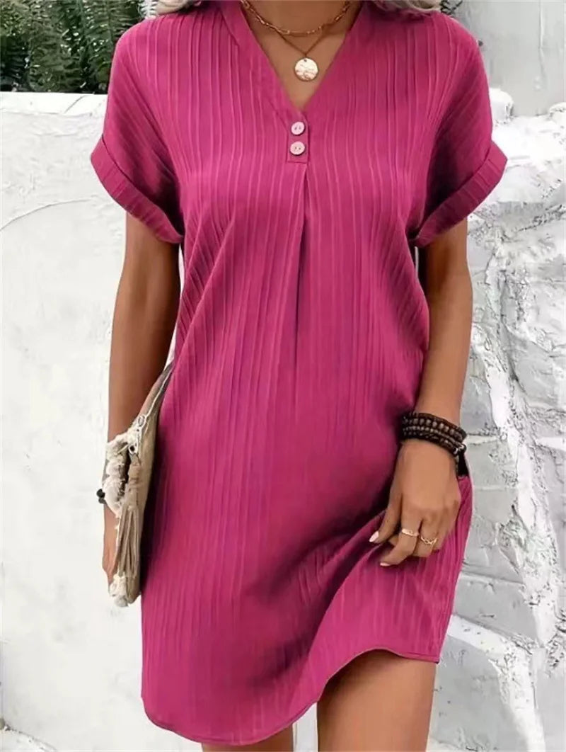 Elin | Vestido midi fluido con escote en V