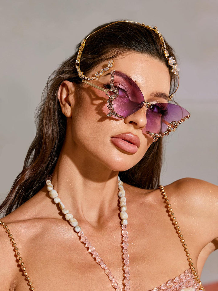 Cleo | Gafas de sol mariposa con look glamuroso