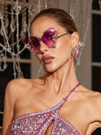 Cleo | Gafas de sol mariposa con look glamuroso