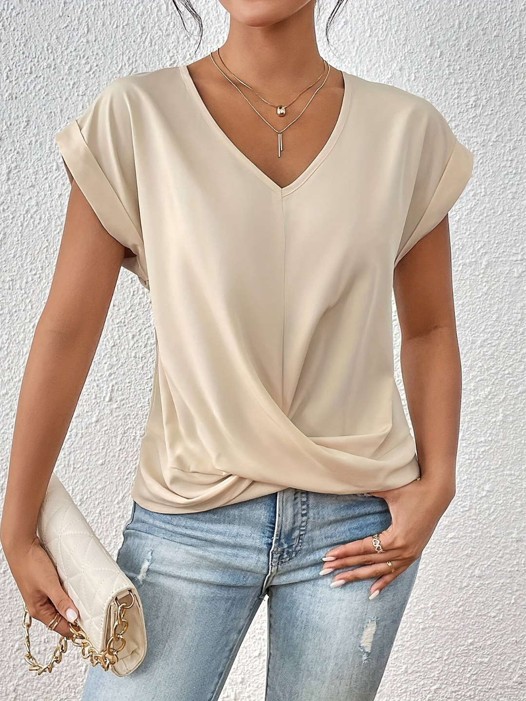 Susana | Camiseta cómoda con escote en V