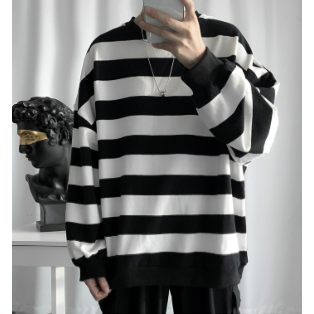 Graciela | Jersey oversize de rayas anchas