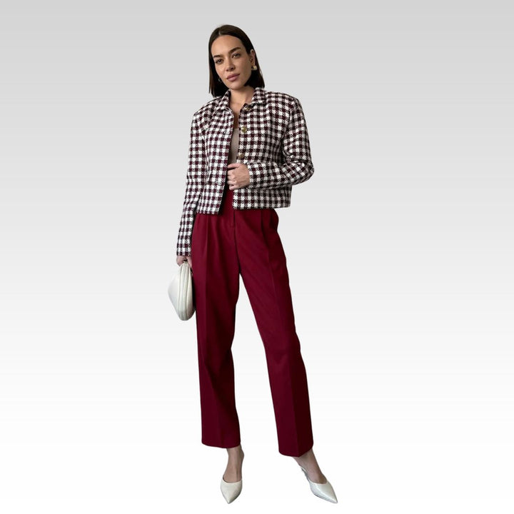 Vera | Pantalón de traje clásico slim fit