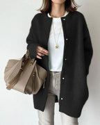 Vest Dames Stijlvol met Knoopsluiting en Warme Losse Materialen