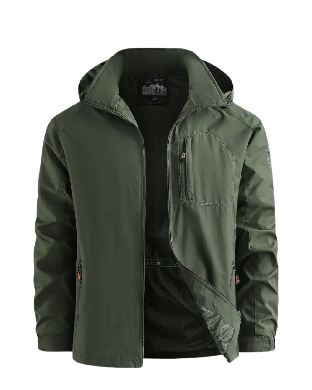 César | Chaqueta de entretiempo con capucha oculta