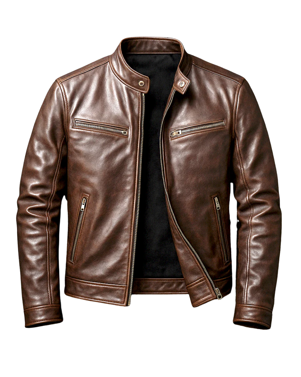 Ezequiel | Chaqueta efecto piel vintage