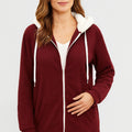 Leocadia | Chaqueta polar con capucha y cremallera