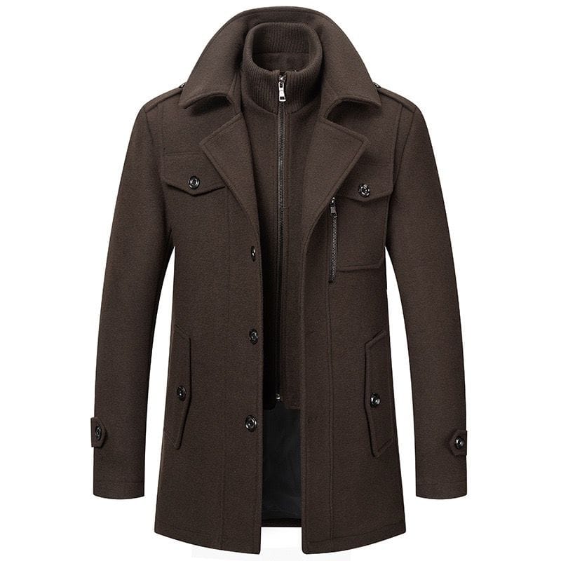 Fernando | Abrigo elegante con chaqueta interior extraíble