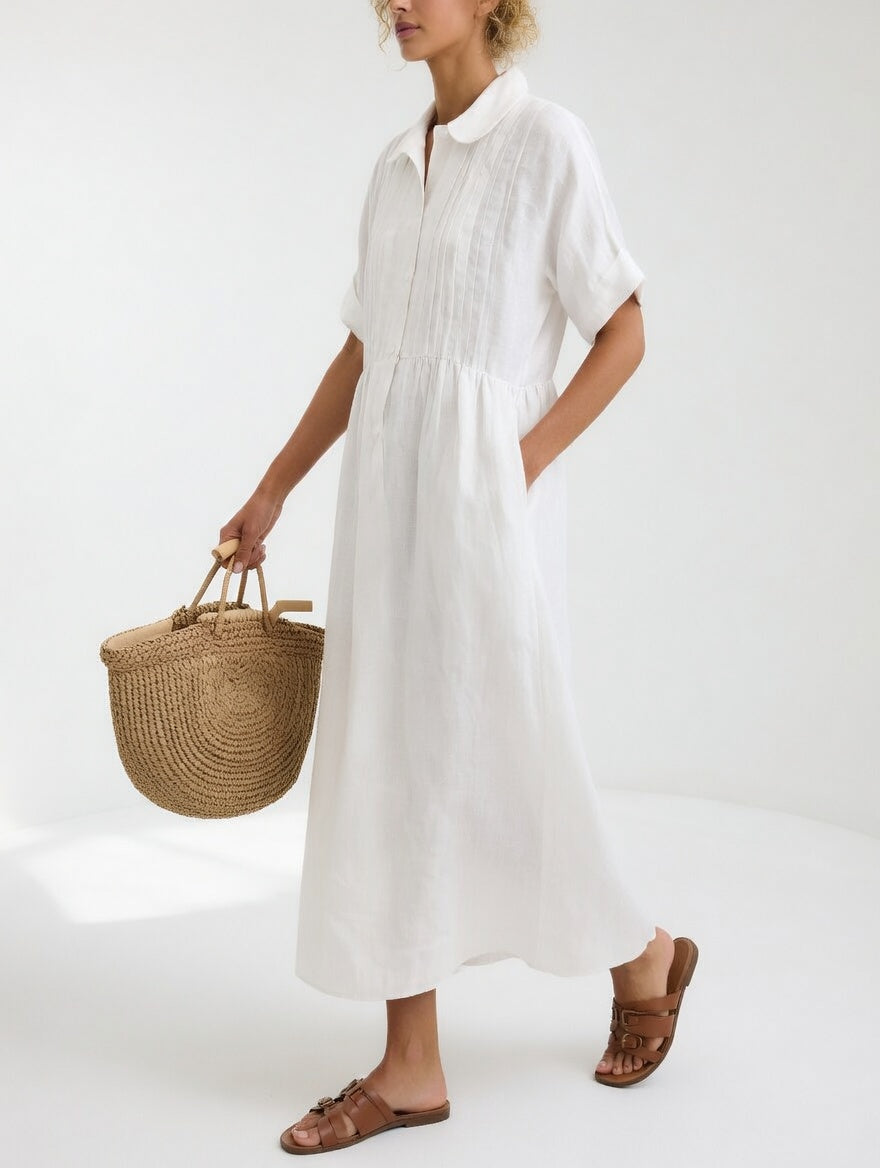 Alexis | Vestido camisero fluido de verano
