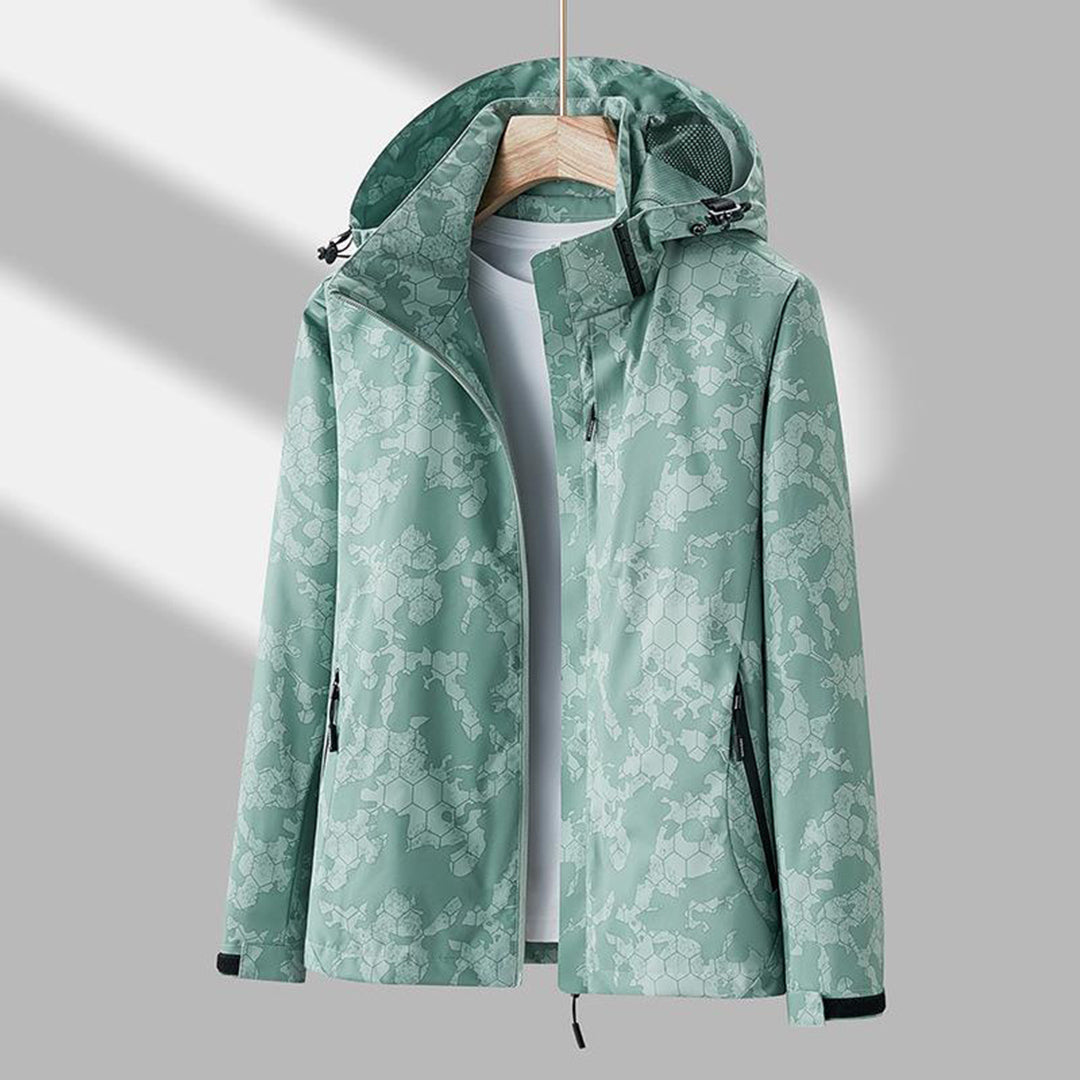 Sandra | Chaqueta de entretiempo cortavientos con capucha