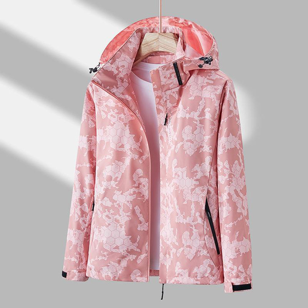 Sandra | Chaqueta de entretiempo cortavientos con capucha