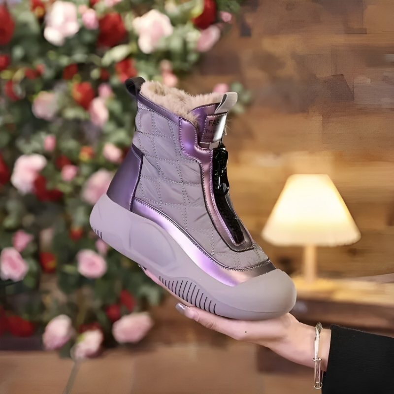 Leticia | Botas de invierno impermeables con forro de borreguito
