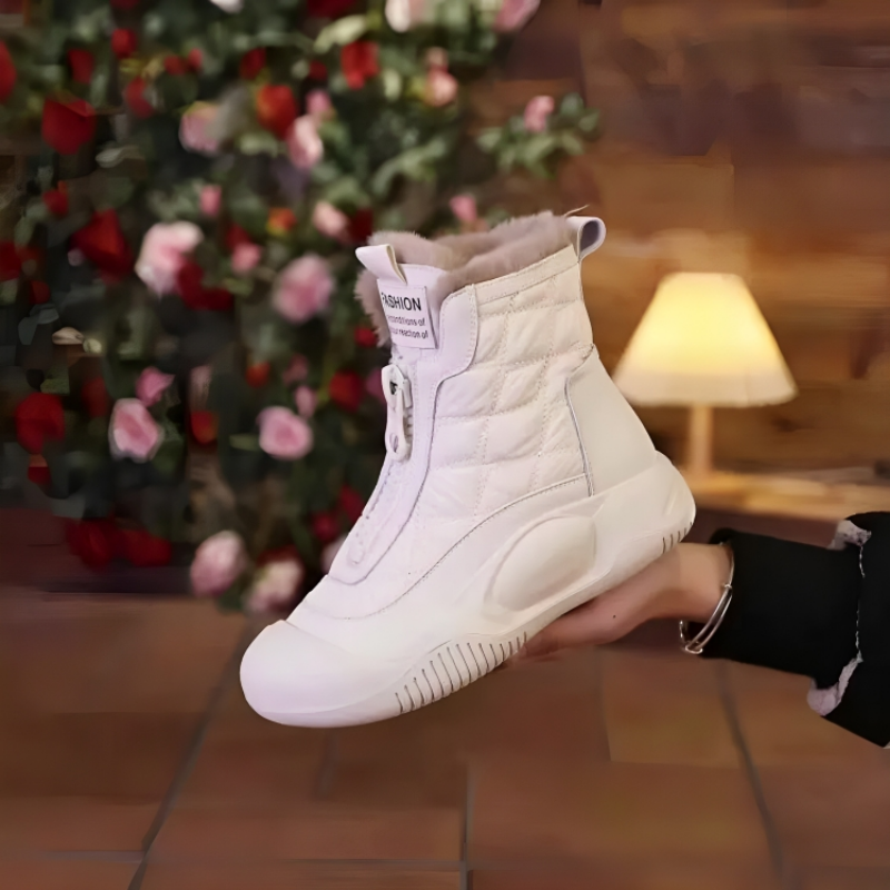 Leticia | Botas de invierno impermeables con forro de borreguito