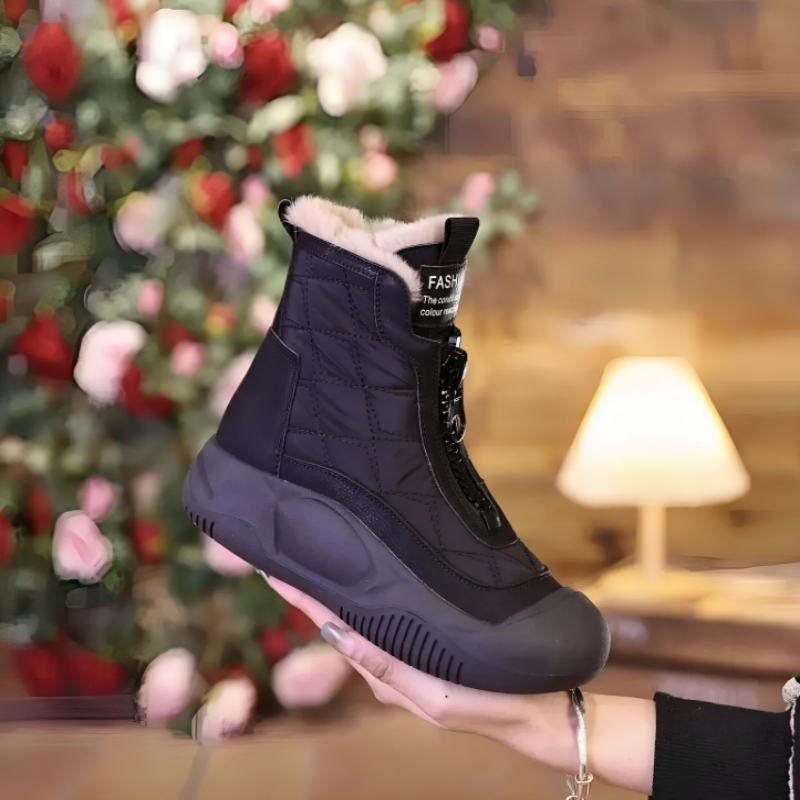 Leticia | Botas de invierno impermeables con forro de borreguito
