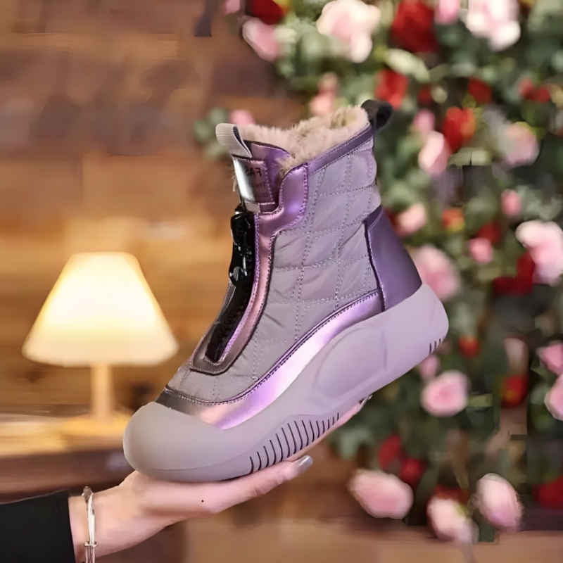 Leticia | Botas de invierno impermeables con forro de borreguito