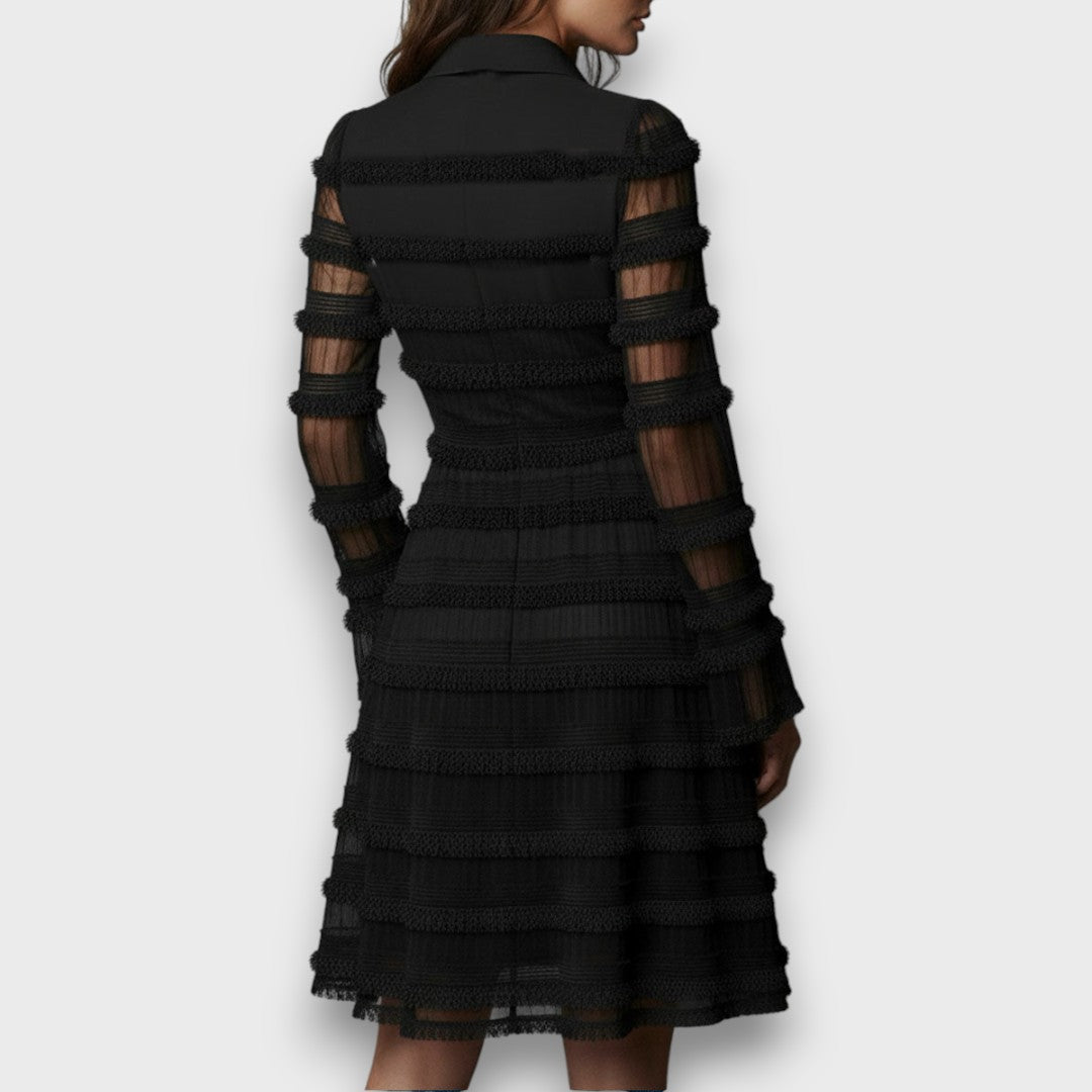 Lucy™ | Transparentes Strukturkleid