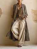 Linnea | Elegante conjunto de lino de 3 piezas
