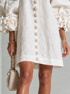 Lola | Minivestido elegante con mangas abullonadas