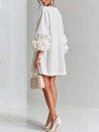 Lola | Minivestido elegante con mangas abullonadas