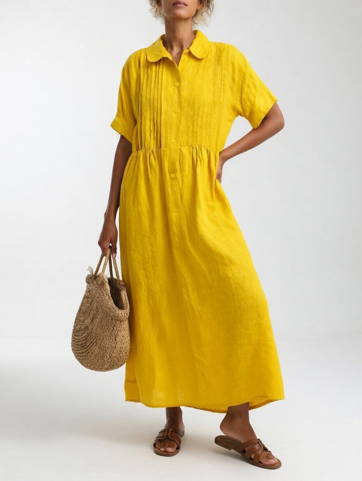 Alexis | Vestido camisero fluido de verano