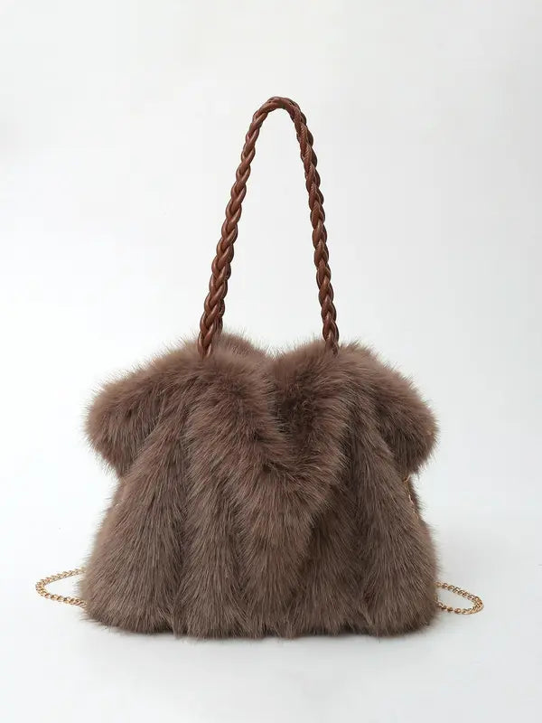 Elisa | Bolso de hombro de terciopelo versátil